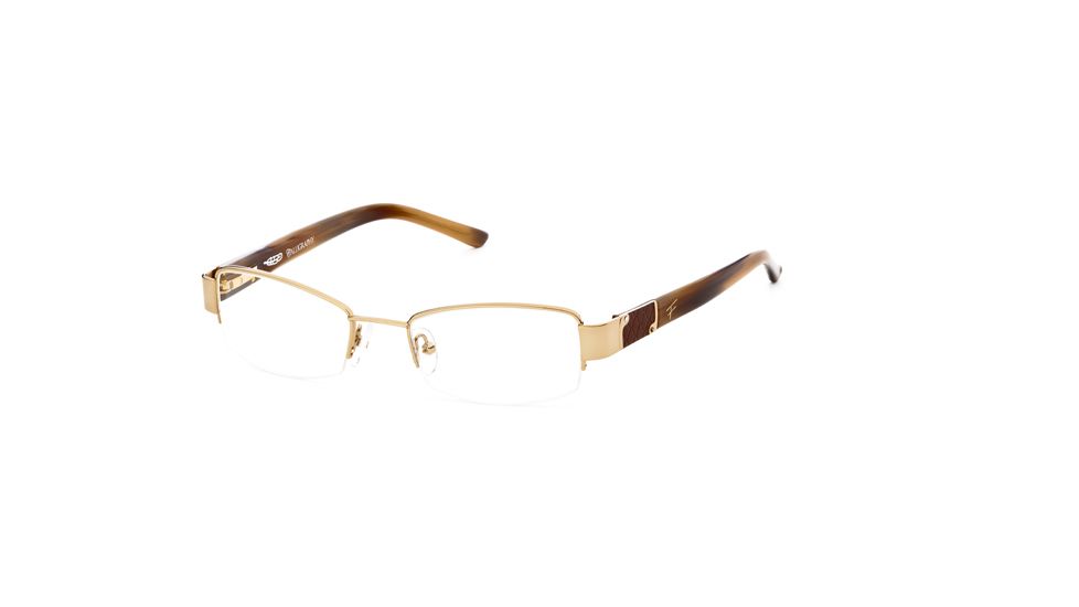Calligraphy Collections F-381 SESC F38100 Eyeglass Frames - Col1 - Gold SESC F381004935 GO
