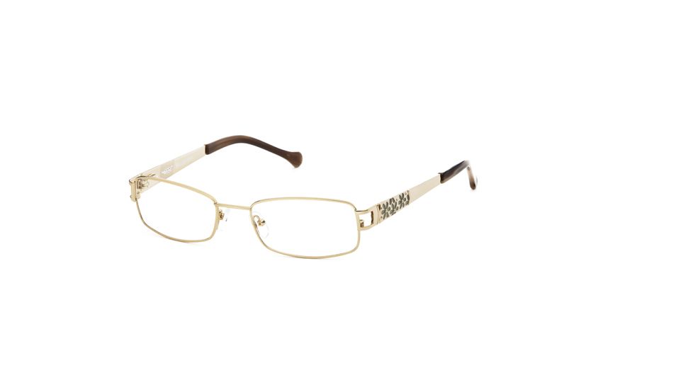 Calligraphy Collections F-395 SESC F39500 Progressive Prescription Eyeglasses - Col1 - Gold SESC F395005135 GO