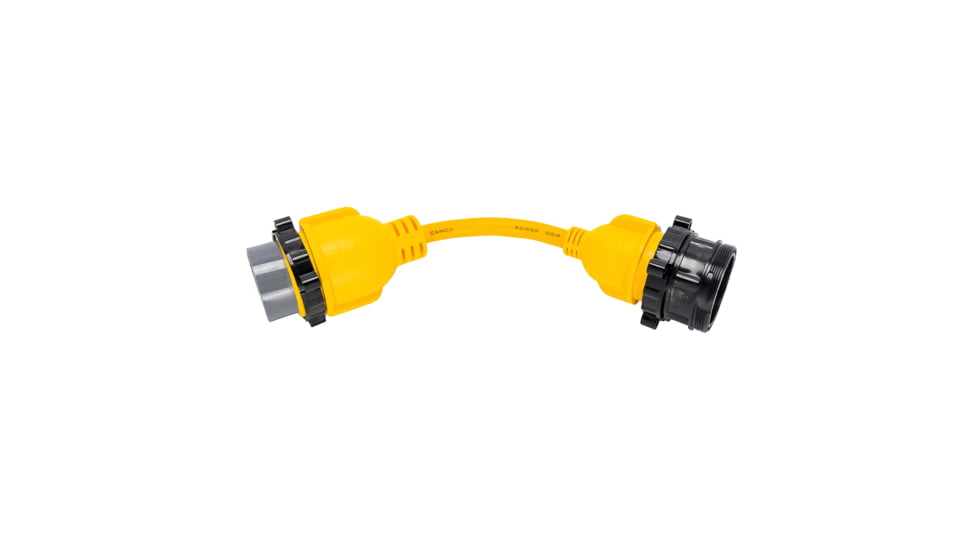 Camco 50AM/30AF Power Grip Marine 12in Locking Adapter - M-Lock/F-Locking Adapter