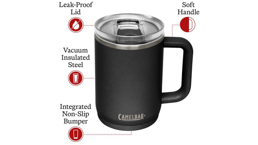CamelBak 16oz VSS Thrive Mug, Black, 16oz, 2984001050