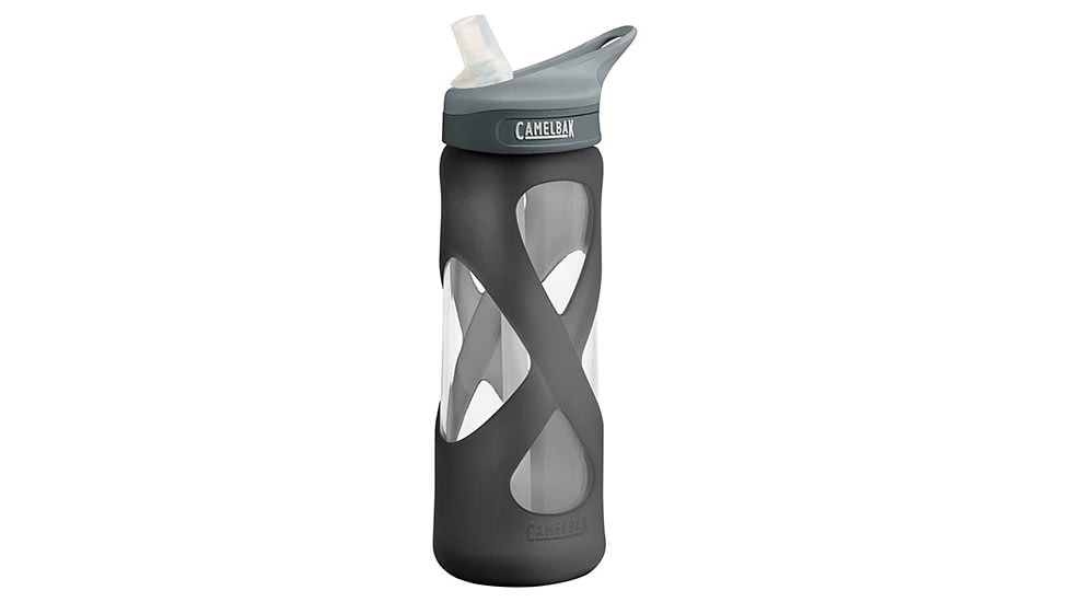 CamelBak Eddy Glass 0.7L Water Bottle-Charcoal-24 oz