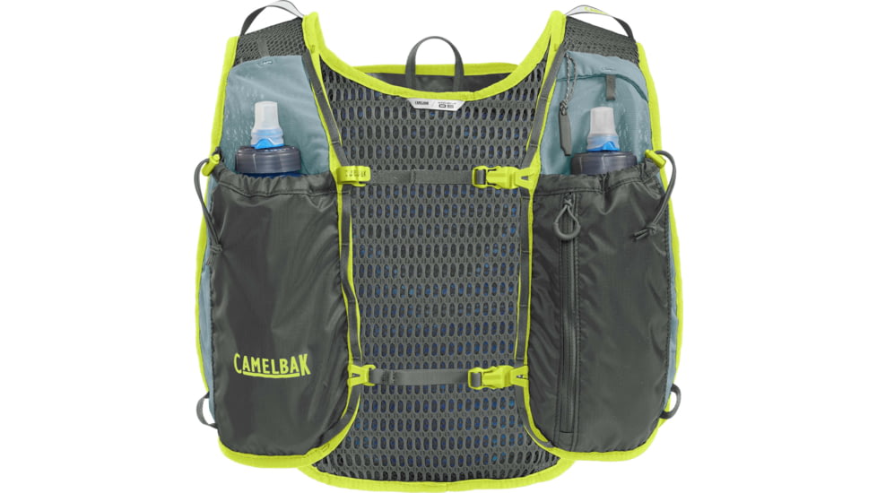 CamelBak Circuit Run Vest - Womens, Graphite/Limeade, One Size, 2825002000