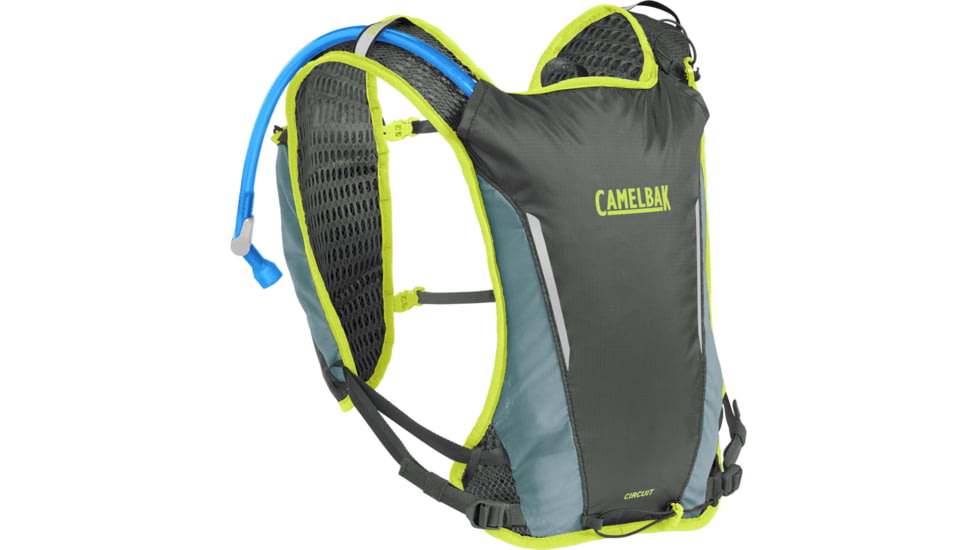 CamelBak Circuit Run Vest - Womens, Graphite/Limeade, One Size, 2825002000