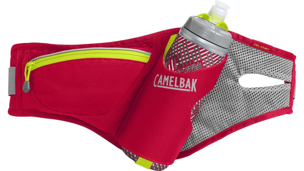 CamelBak Delaney Belt, Crimson Red/Lime Punch, One Size, 1145603000