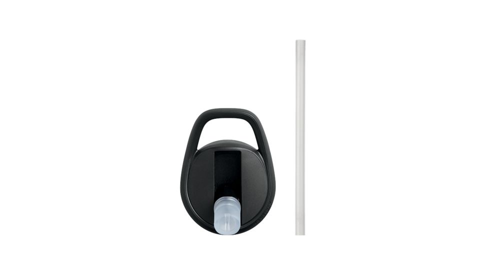 CamelBak eddy+ Cap and Straw, Black, 1768001000