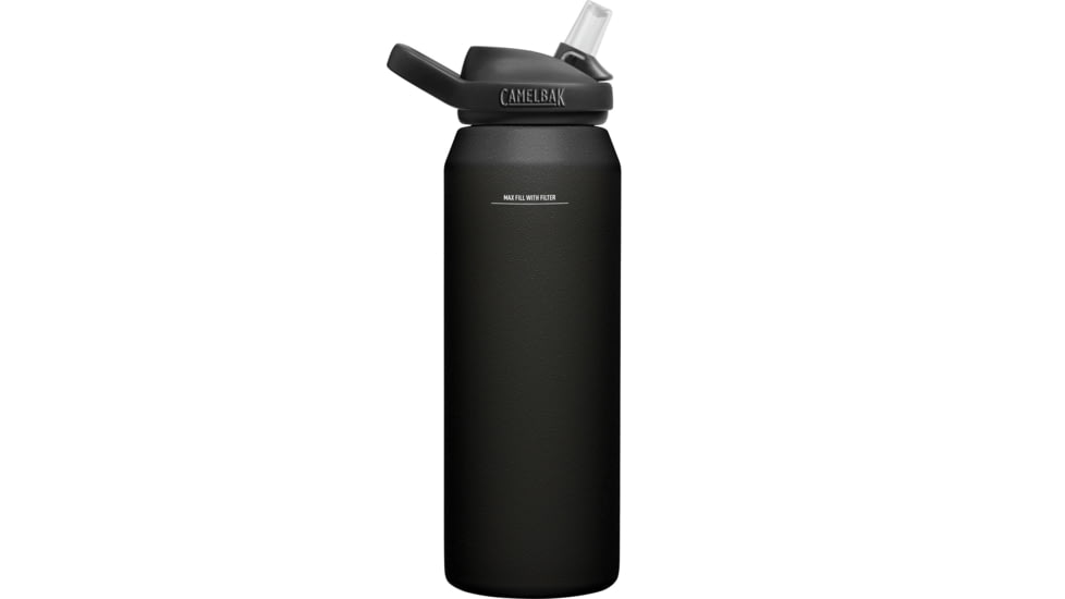 CamelBak Eddy+ filtered by LifeStraw Vacuum Insulated Stainless Steel Bottle, Black, 32oz, 2552001001
