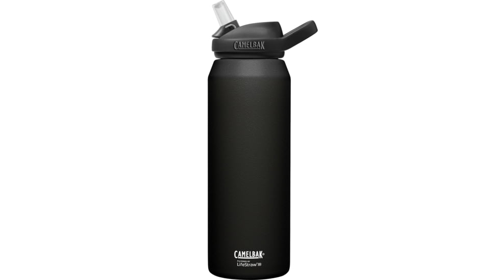 CamelBak Eddy+ filtered by LifeStraw Vacuum Insulated Stainless Steel Bottle, Black, 1L / 32oz, 2552001001