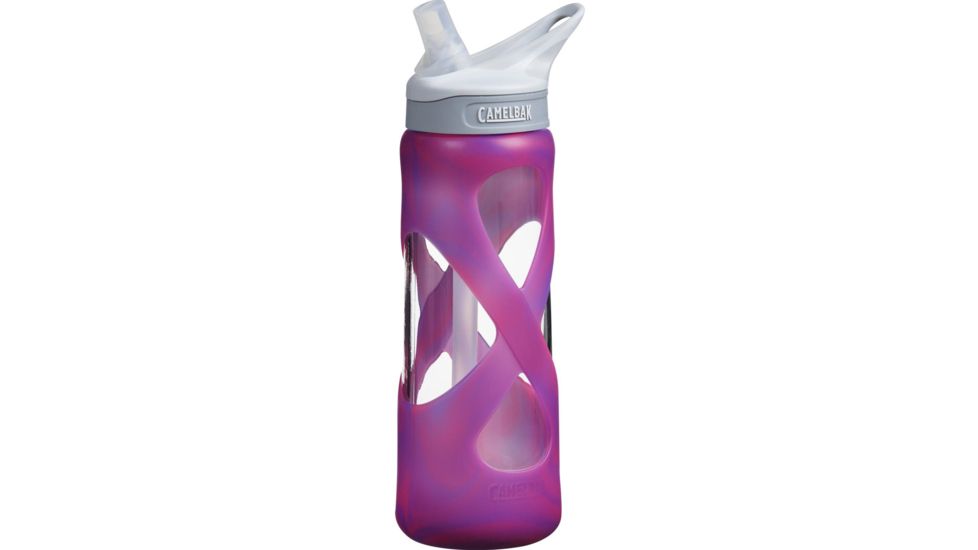 CamelBak Eddy Glass 0.7L Water Bottle-Purple/Pink Swirl-24 oz