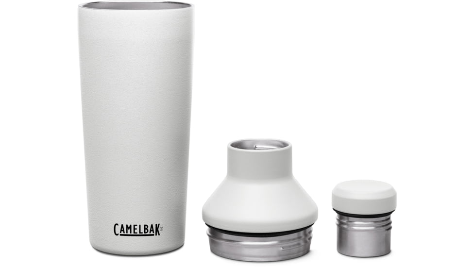CamelBak Horizon Leak-Proof Insulated Stainless Steel Cocktail Shaker, White, 20oz, 2847101000