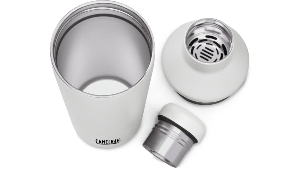 CamelBak Horizon Leak-Proof Insulated Stainless Steel Cocktail Shaker, White, 20oz, 2847101000