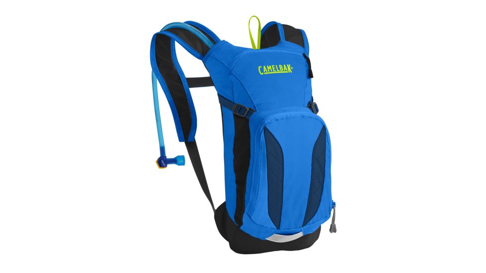 CamelBak Mini-M.U.L.E. Kids Hydration Pack-Electric Blue/Poseidon