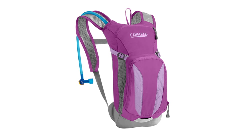 CamelBak Mini-M.U.L.E. Kids Hydration Pack-Sheer Lilac/Purple Cactus Flower