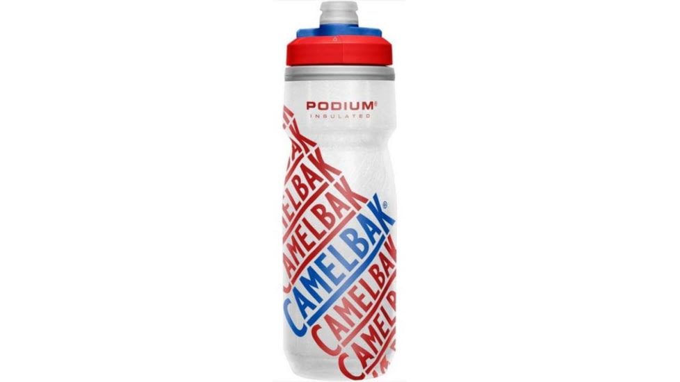 CamelBak Podium Chill Bottle, 21oz, Race Edition-Red, 1874606062