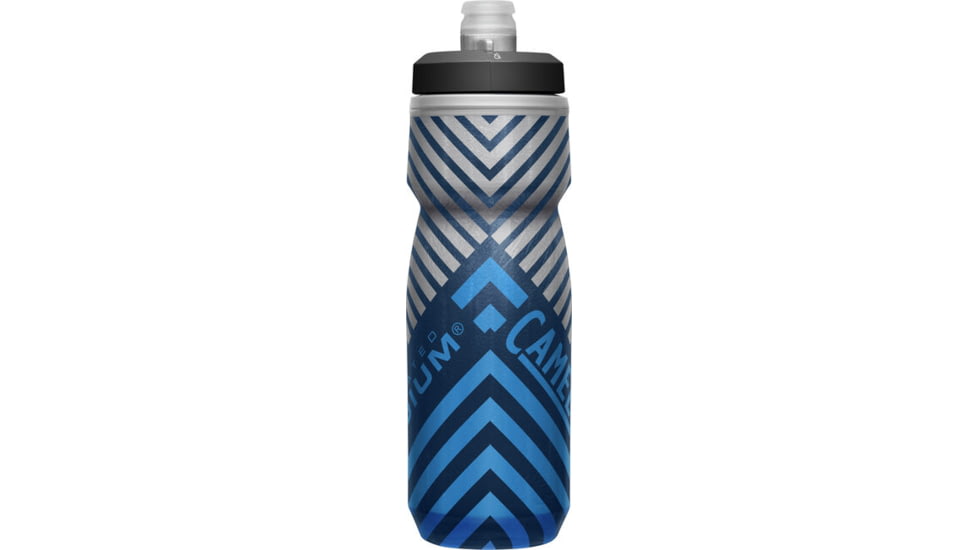 CamelBak Podium Chill Outdoor Bottle, 21oz, Navy Stripe, 1874405062