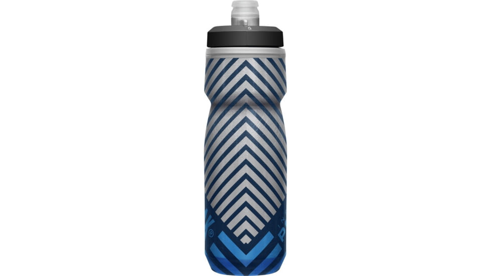 CamelBak Podium Chill Outdoor Bottle, 21oz, Navy Stripe, 1874405062