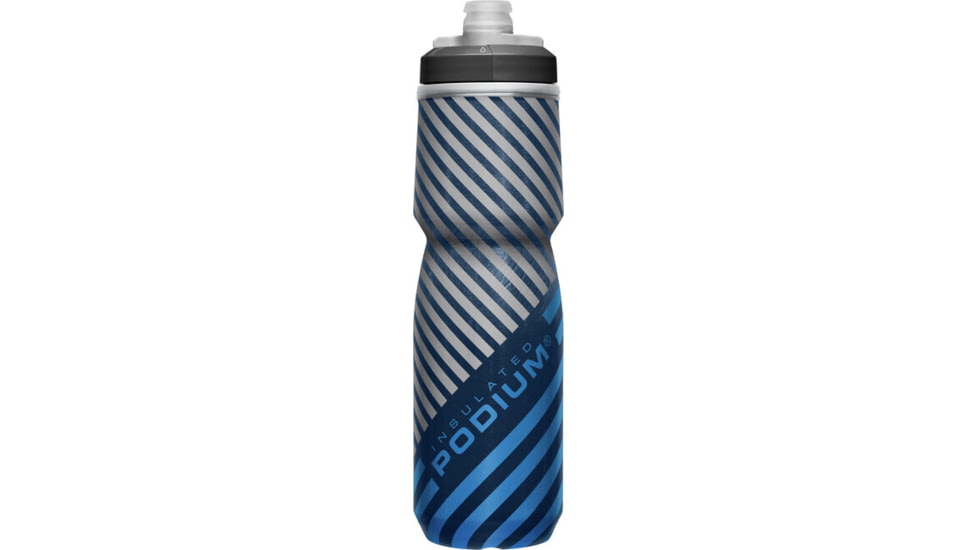 CamelBak Podium Chill Outdoor Bottle, 24oz, Navy Stripe, 1873406071