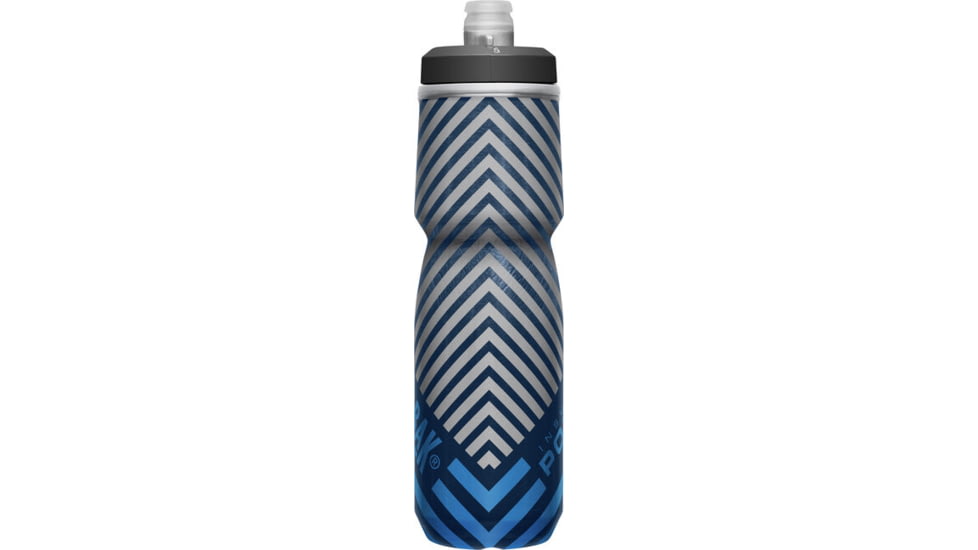 CamelBak Podium Chill Outdoor Bottle, 24oz, Navy Stripe, 1873406071