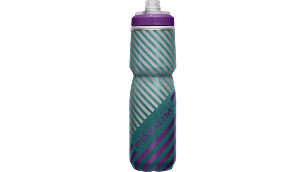 CamelBak Podium Chill Outdoor Bottle, 24oz, Teal Stripe, 1873305071