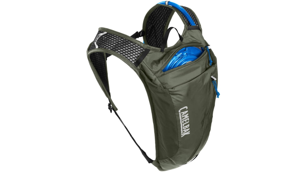 CamelBak Rogue Light 7 Bike Hydration Pack with Crux Reservoir, Dusty Olive, 2 Liter, 2952301000P