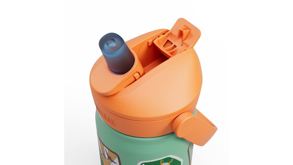 CamelBak Thrive Flip Straw Kids VSS, Camp Badges, .35L / 12 oz, 2861303035