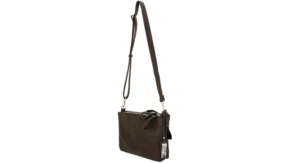 Cameleon Iris Concealed Carry Purse-cross Body Style Brown 49148C