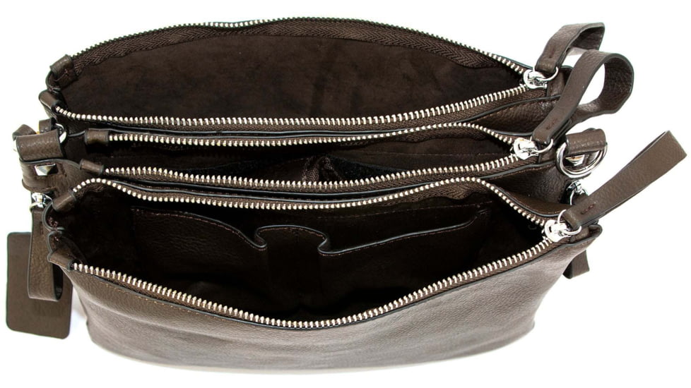 Cameleon Iris Concealed Carry Purse-cross Body Style Brown 49148C