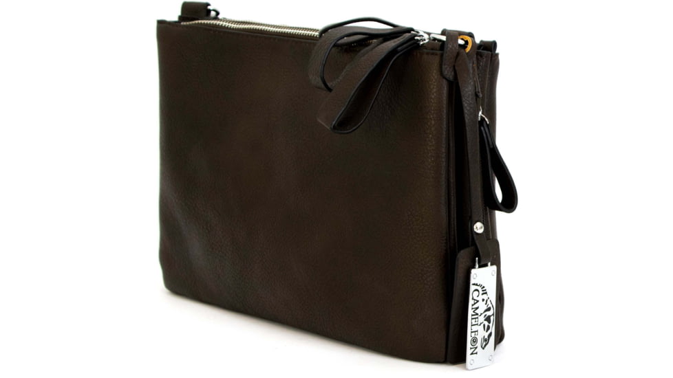 Cameleon Iris Concealed Carry Purse-cross Body Style Brown 49148C