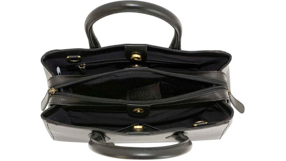 Cameleon Natalie Concealed Carry Purse, Black, 12.5in x 9.5in x 5in, 49693