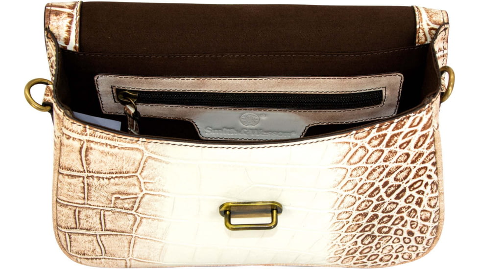 Cameleon S&amp;w Croc Handbag Crossbody Carry Purse