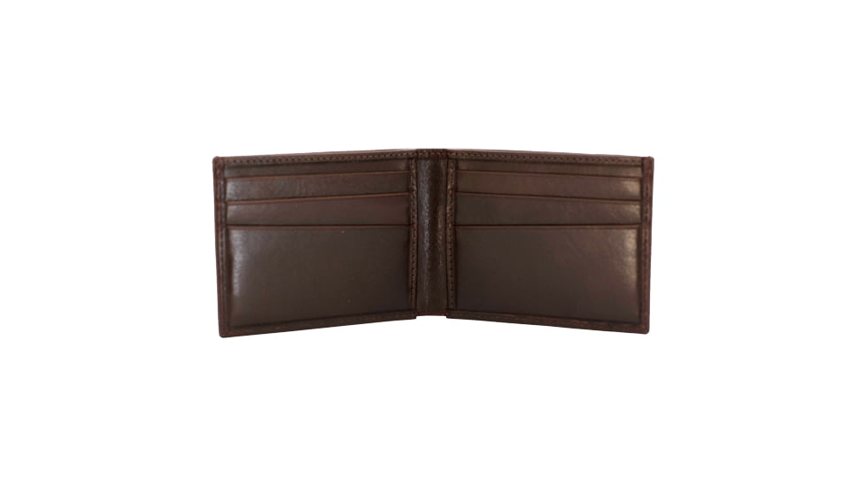Cameleon S&amp;w Men's Front Pockt Bi-fold Wallet Brown