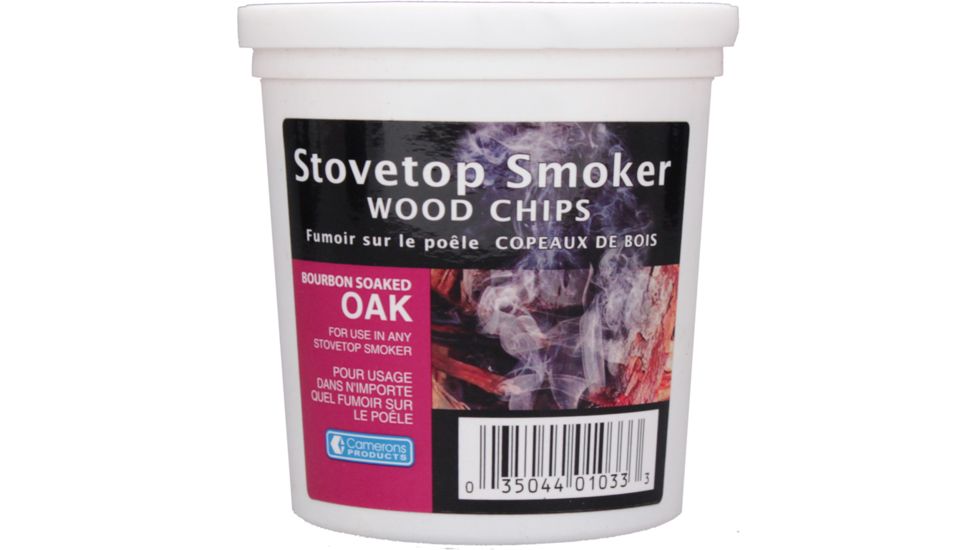 Camerons Products Smoking Chips, 1-Pint, Bourbon Soaked Oak 111928
