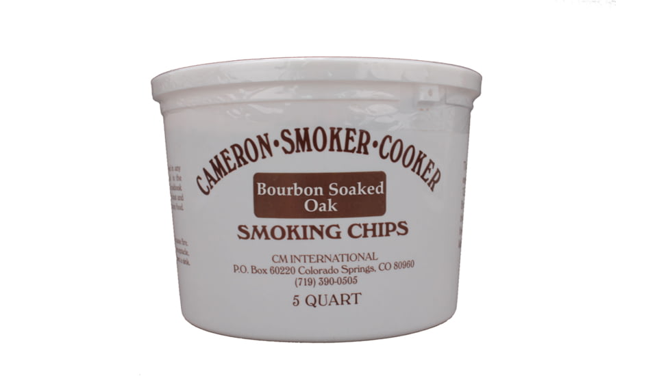Camerons Products Smoking Chips, 5-Quart, Bourbon Soaked Oak 111927