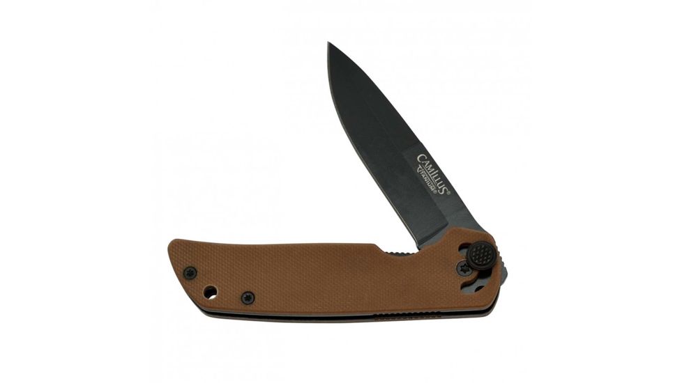 Camillus Knives CUDA Mini 6.75 Folding Knife,Coyote Brwn 19635