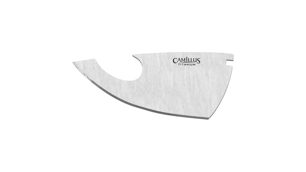 Camillus Knives TigerSharp Titanium Bonded Replacement Blades, For Fixed Knives, 4-Pk, Smooth 196198