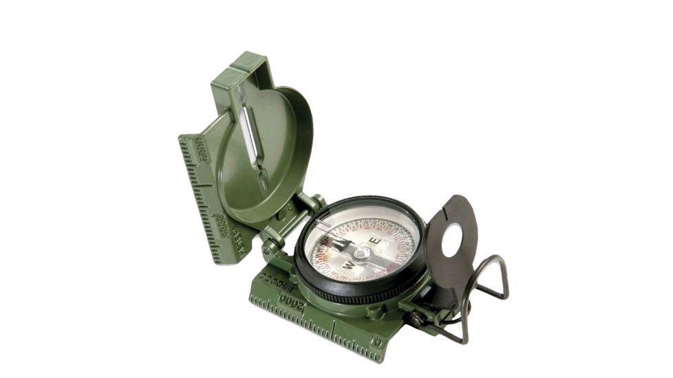 Cammenga Government Contract Units Lensatic Compass, Tritium, Olive Drab, Belt Clip 194884