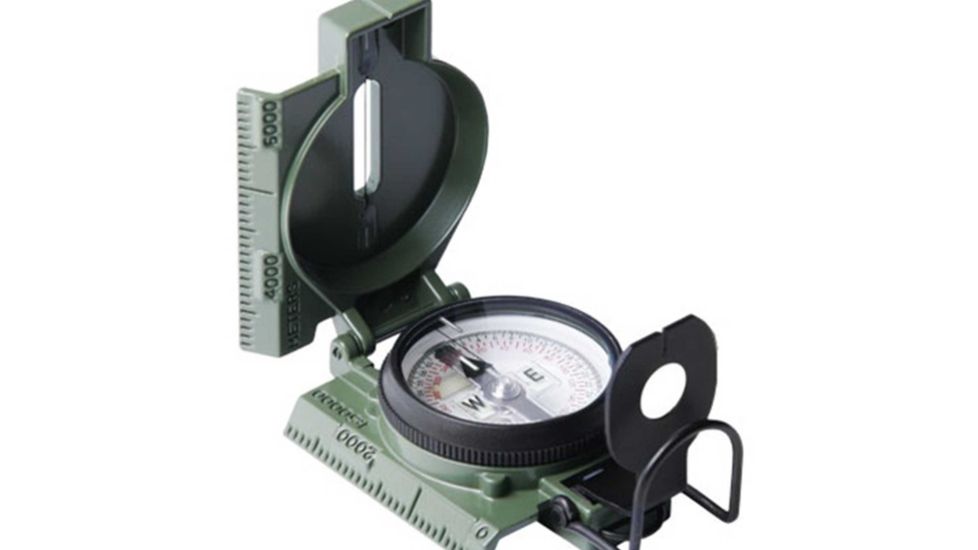 Cammenga Phosphorescent Lensatic Compass 27 - Northern Hemisphere, Olive Drab, NSN 6605-01-571-6052, 27