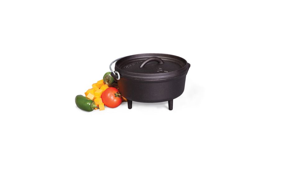 Camp Chef 8 In Cast Iron Classic Dutch Oven, Black SD08