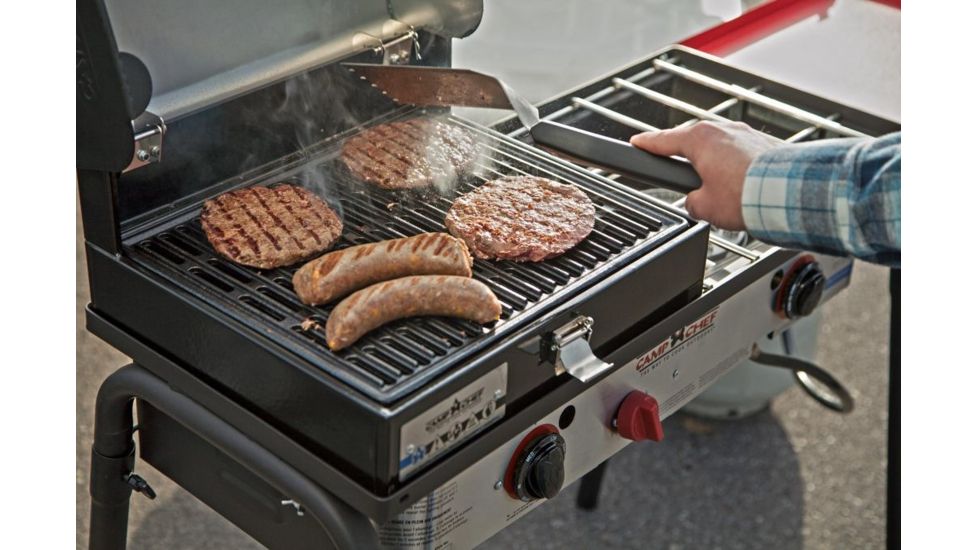 Camp Chef Big Gas Grill 2X Stove, Black/Silver SPG60B