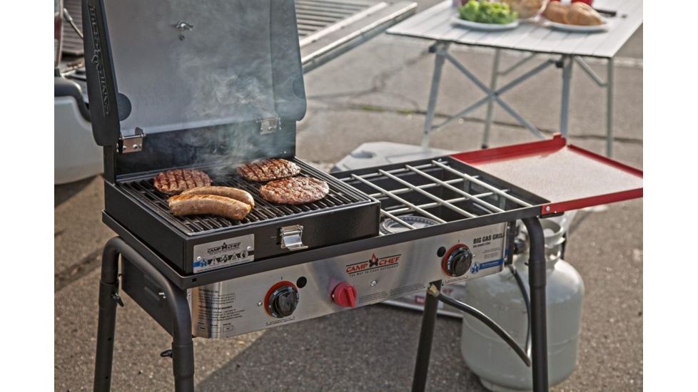 Camp Chef Big Gas Grill 2X Stove, Black/Silver SPG60B