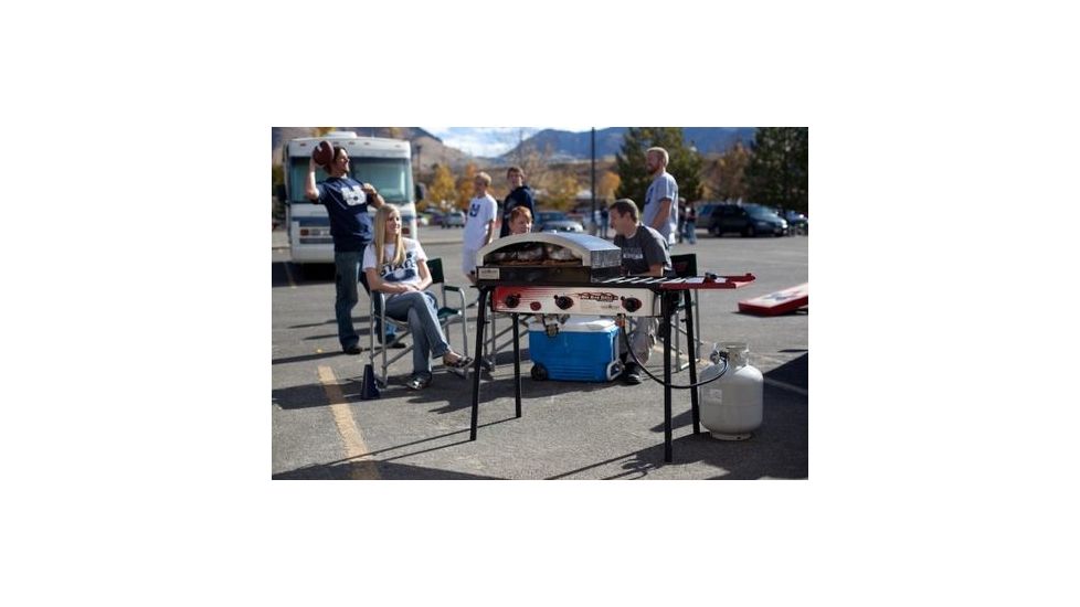 Camp Chef Big LP Gas Grill, 608Sq. inch. Cooking Area, 3 Burner, Red SPG90BCC