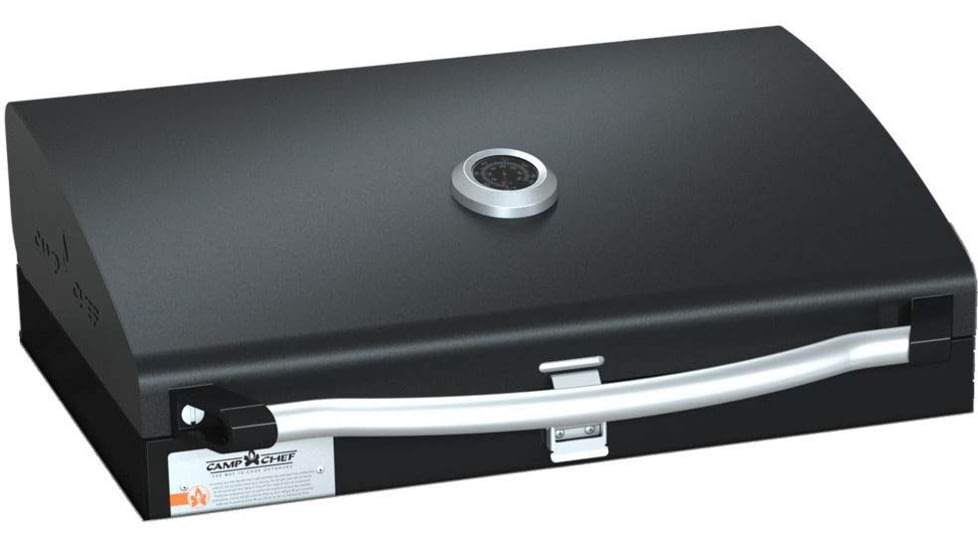 Camp Chef Professional Bbq Box - Covers Left 2 Burners, Black/Gray, BB90L