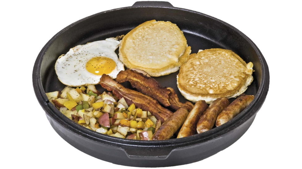 Camp Chef Deluxe Seasoned Cast Iron Dutch Oven, 9.33quart Dutch Oven, Black, DO12