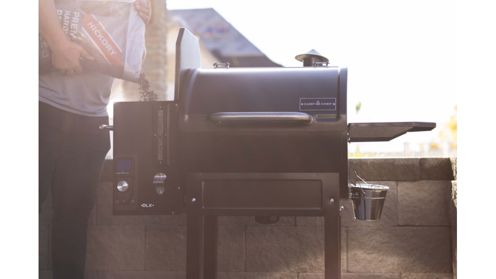 Camp Chef Dlx Wifi 24 Pellet Grill, Black, PG24C