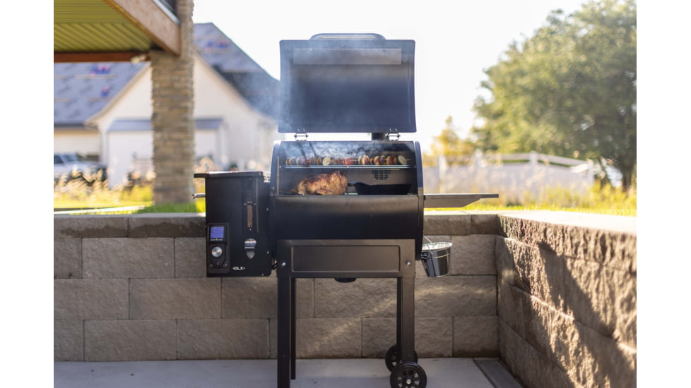 Camp Chef DLX Pellet Grill w/ Gen 3 Wifi, Black, PG24C