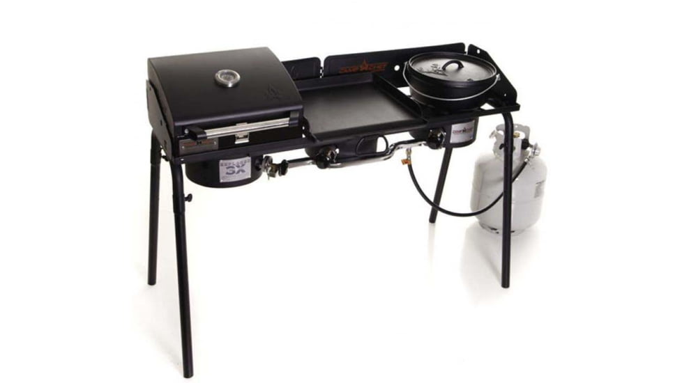 Camp Chef Explorer 3X Three-Burner Stove, Black, EX90LW