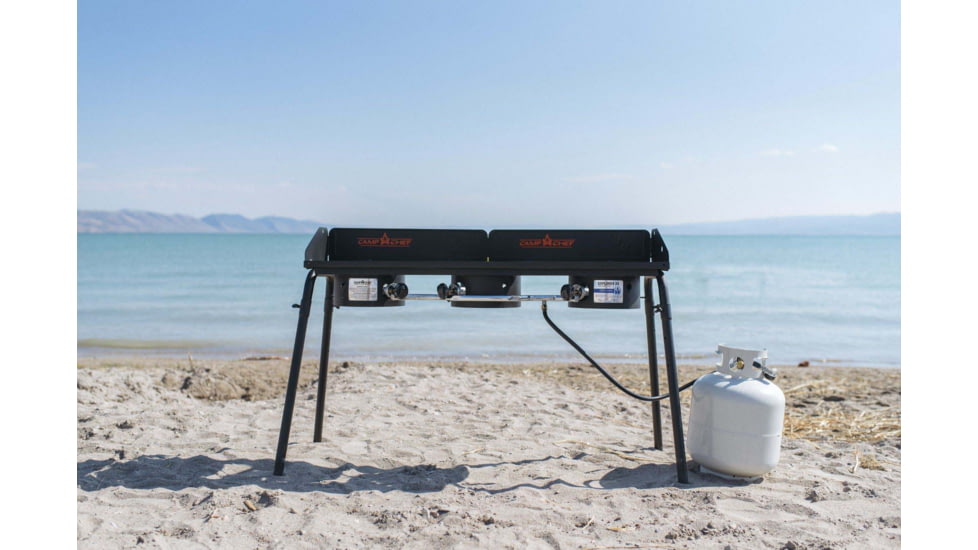 Camp Chef Explorer 3X Three-Burner Stove, Black, EX90LW