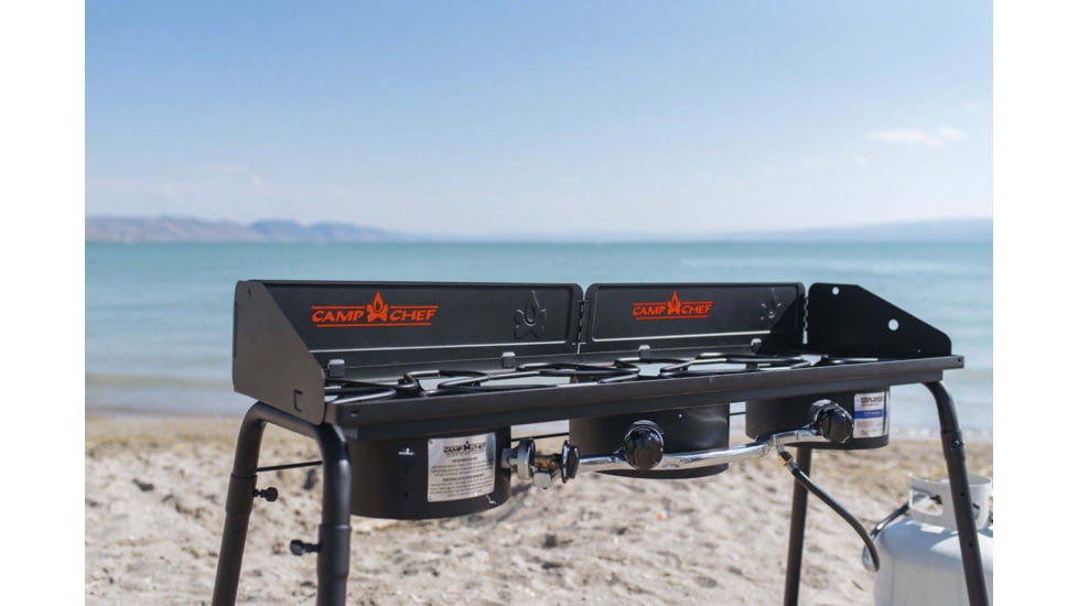 Camp Chef Explorer 3X Three-Burner Stove, Black, EX90LW
