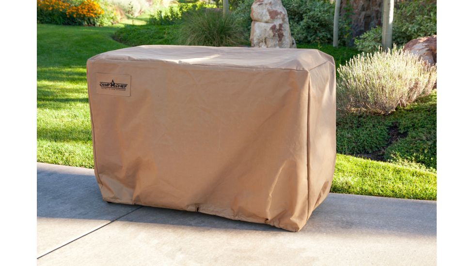 Camp Chef Flat Top Grill Patio Cover - 900, 2.5in x 12in x 16in, Khaki Tan, PC900