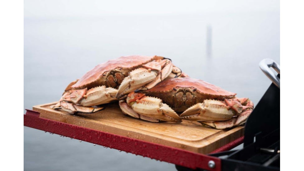 Camp Chef Folding Side Shelves, 2-pack, Fits Most 14in Stoves, Red, LS60P