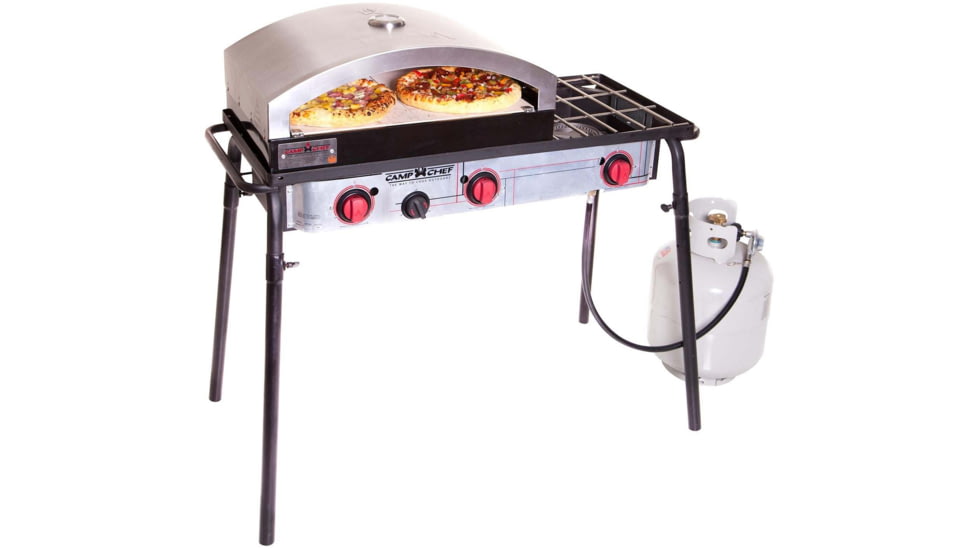 Camp Chef Italia Artisan Outdoor Pizza Oven, White/Black, PZ90
